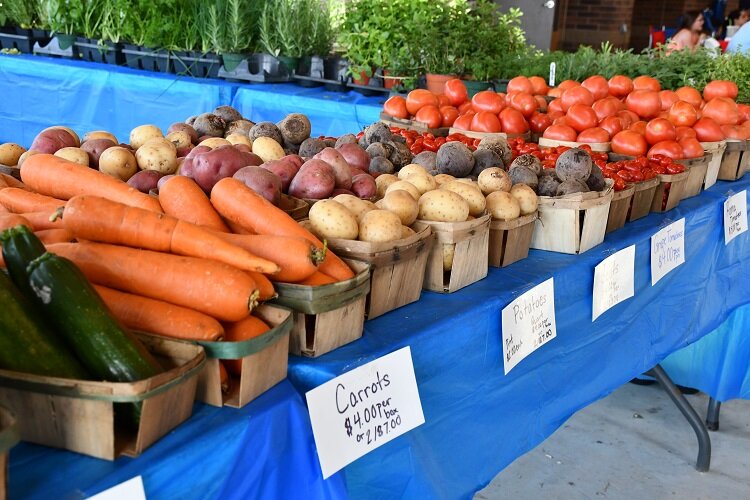 The farmers market pavilion in Sterling Heights.