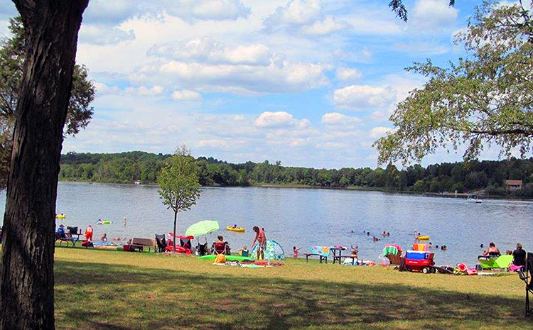 Silver Lake Beach in Pinkney. Photo courtesy Michigan Department of Natural Resources