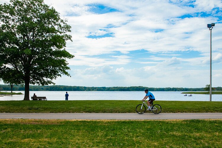 A ride by the water at Stony Creek.