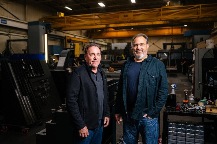 From left, Daivd and Doug Grieg, brothers and owners of TARUS.