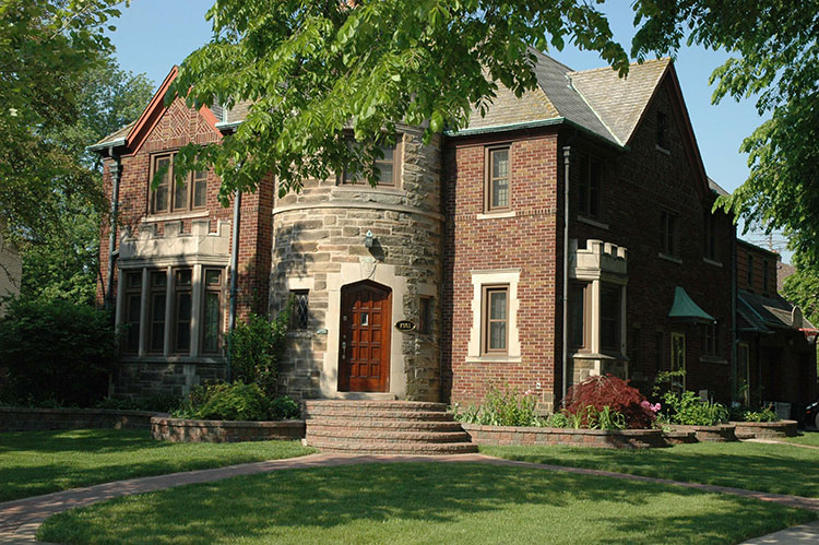 Stately tudor in Aviation Subdivision. Photo courtesy City of Dearborn.