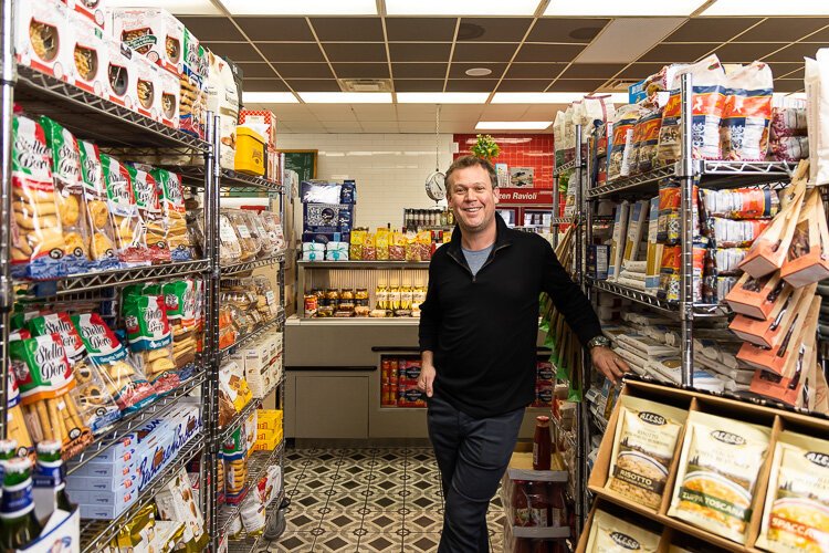 Victor Ventimiglia poses at his family's market in Sterling Heights.