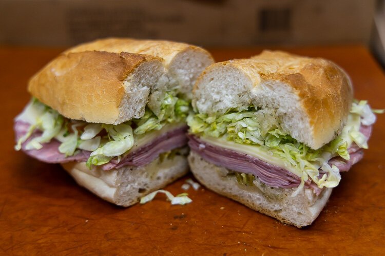 One of Ventimiglia's popular subs.