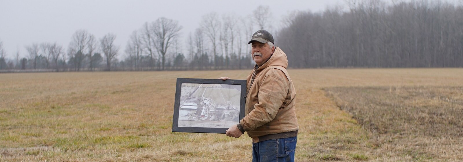 Vern Kulman on his farm in Richmond Township. Photo: Tom Lehrer