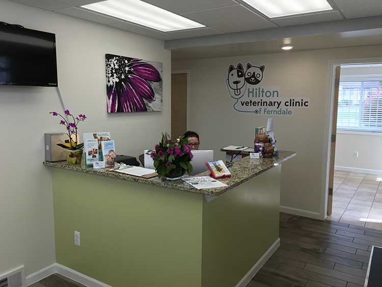 Hilton Veterinary Clinic of Ferndale. Photo courtesy Hilton Veterinary Clinic.