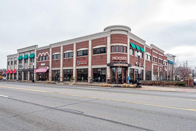 West Village Commons. Photo by Doug Coombe.