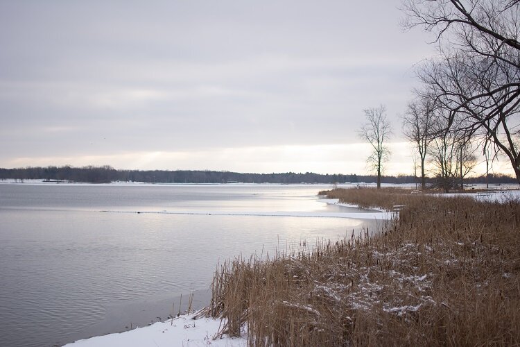 A winter scene at Stony Creek.