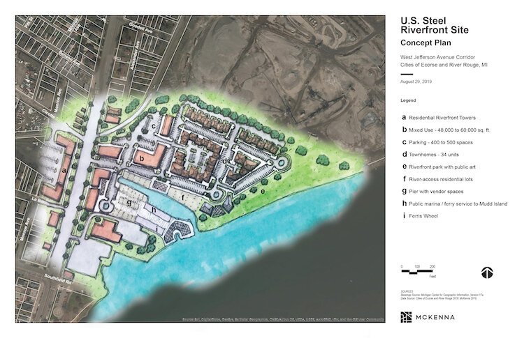 U.s. Steel Riverfront Site Concept Plan