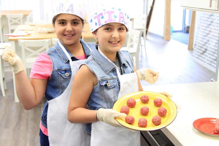 ZeeTheCook teaches kids ages 4-16 the joys of cooking healthy meals and etiquette.  Photos courtesy of Zee Shami