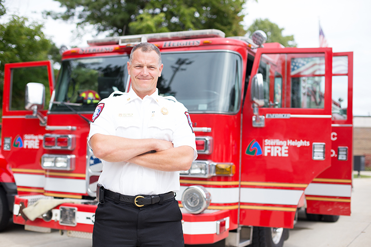 Fire Chief Chris Martin has proposed a fire department education program in Sterling Heights.