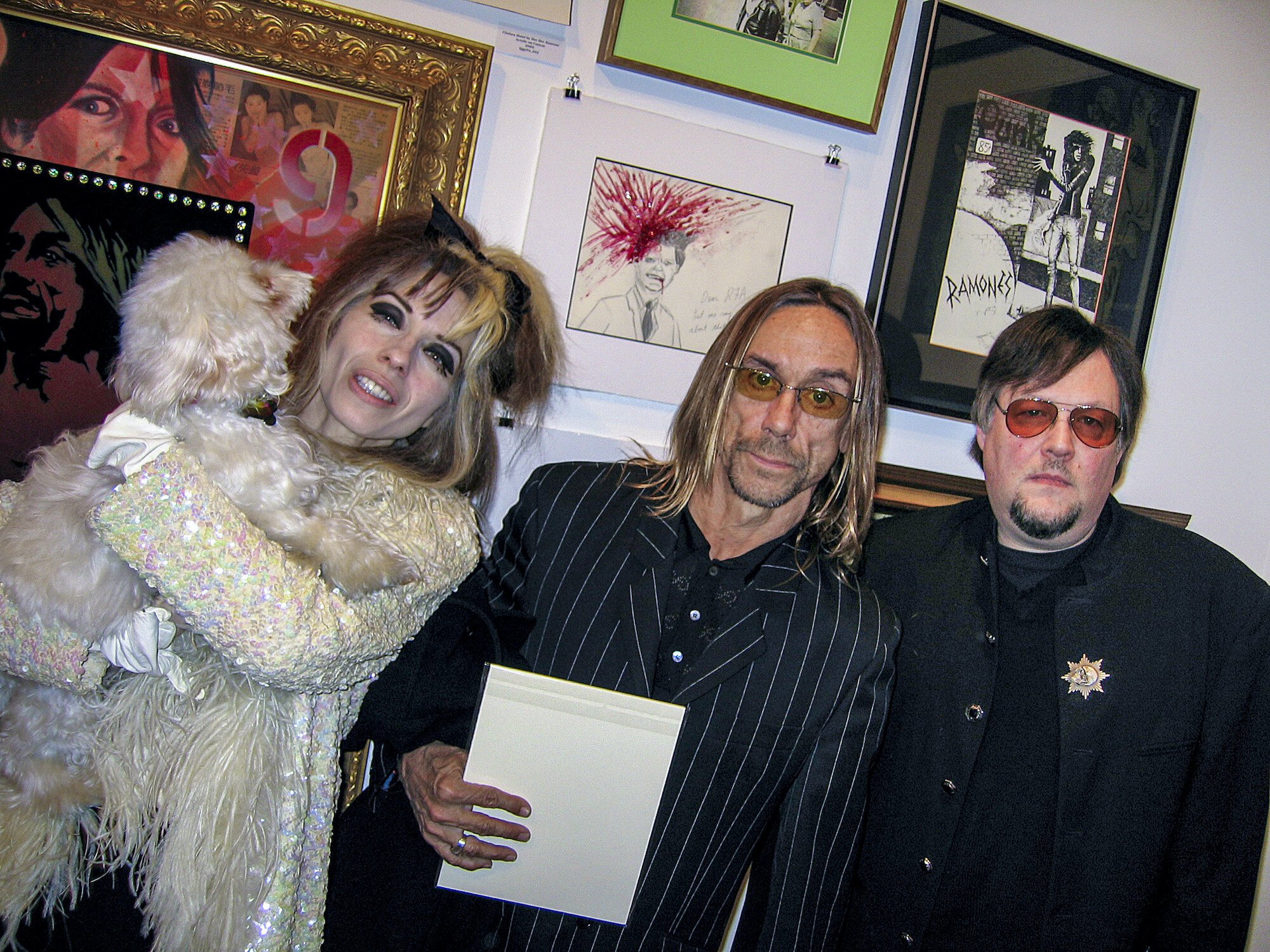 Niagara, Iggy Pop, Ron Asheton at Fun House Opening, CPOP. Feb 7, 2004.