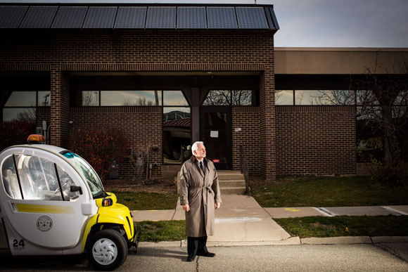 Southgate Mayor Joseph Kuspa at the Southgate Library