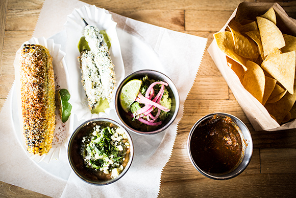 Vegetarian Sonoran Dog, Taco and Pastor at The Imperial-Ferndale
