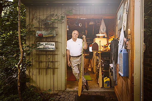 Kent Lund of Custom Canoe Paddle