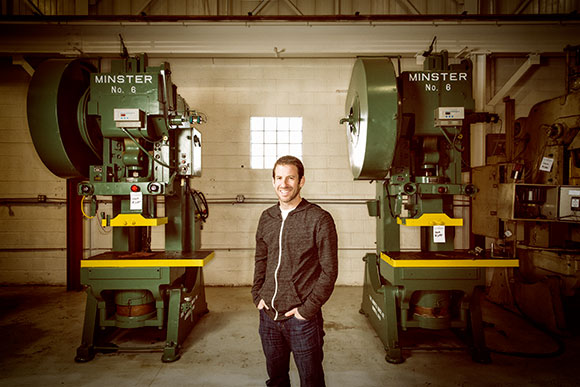 Stuart Carlin of machinetools.com at Rygate's Warehouse-Livonia 