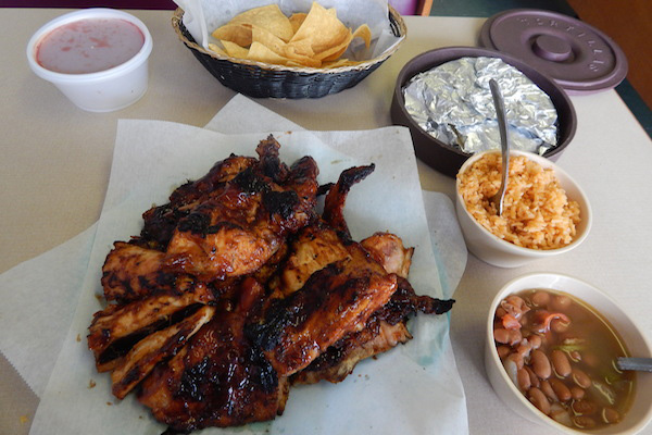 BBQ chicken at Taqueria El Rey on W. Vernor Highway