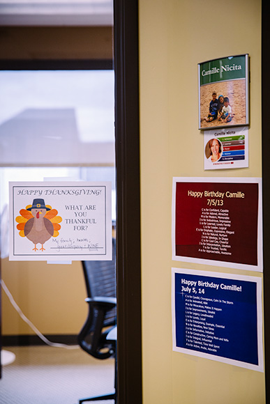 Gongos CEO and President Camille Nicita's Office