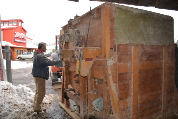 Historic features salvaged from the South Lyon Mill