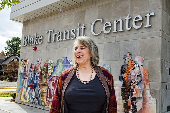 Alma Wheeler Smith at the Blake Transit Center