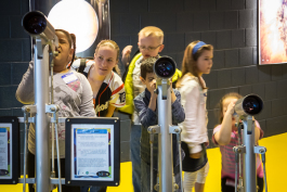 Kids at the Michigan Science Center