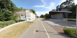 The Dequindre Cut in Detroit.