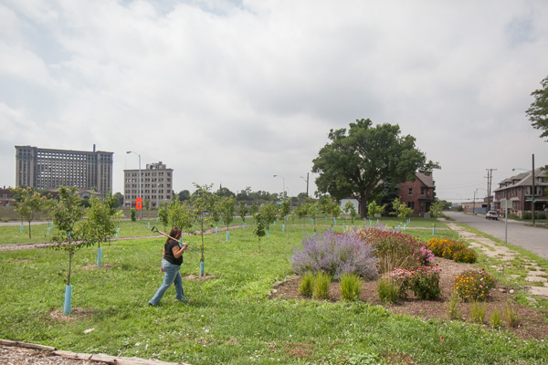 Rebecca Salminen Witt, president of the Greening of Detroit