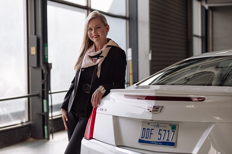 Alexandra Dymowska, an industrial designer at GM