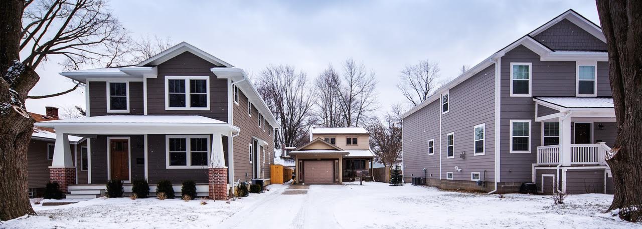 Bigfoot houses on Forest Street in Royal Oak