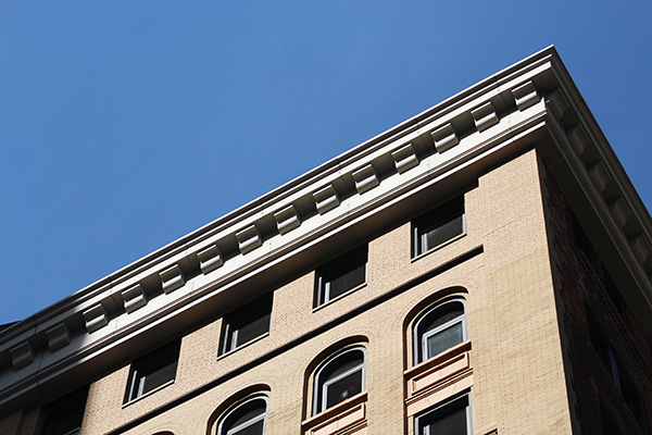 The Detroit Savings Bank’s recently recreated cornice