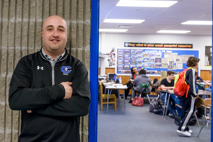 Carlson High School math teacher Rocco Giorgi