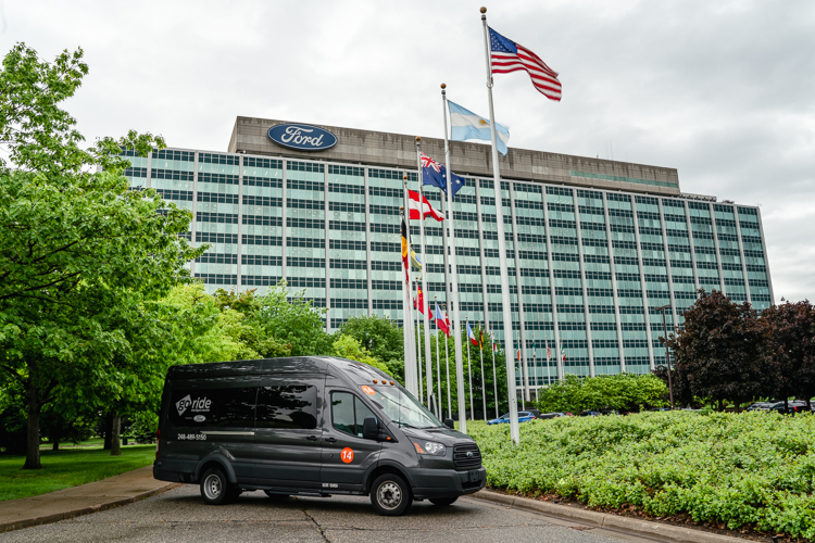 Through Ford Motor Company's GoRide service people use shared mobility to access healthcare appointments.