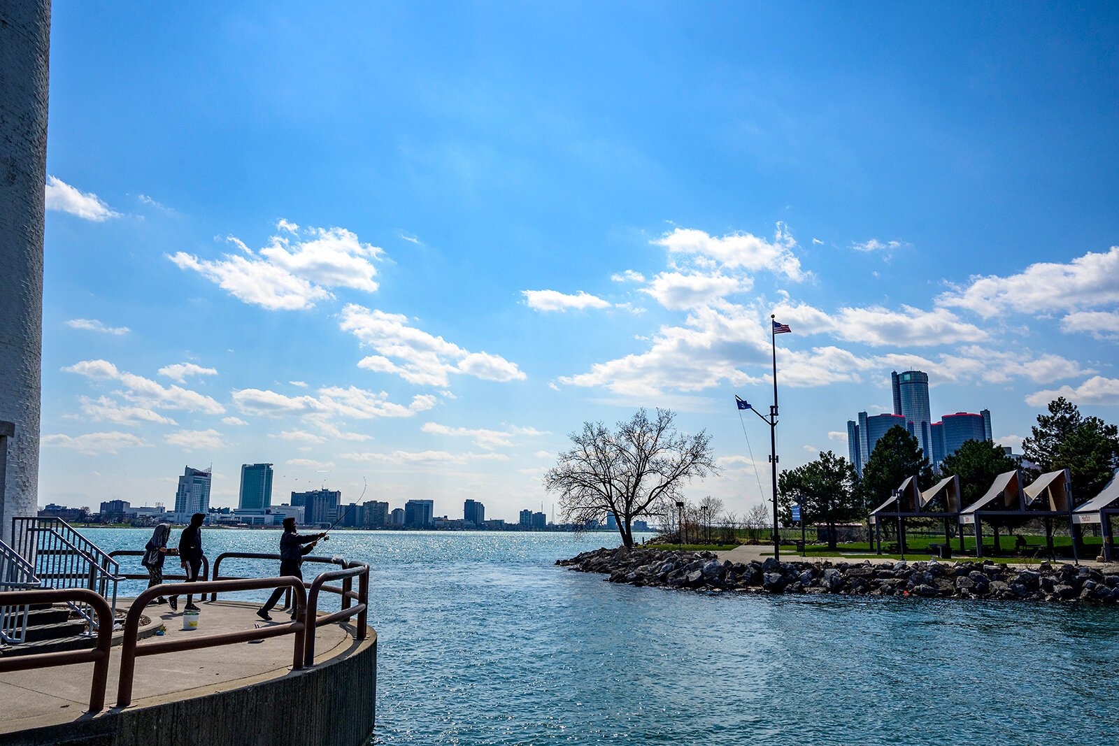 Milliken State Park in Detroit.