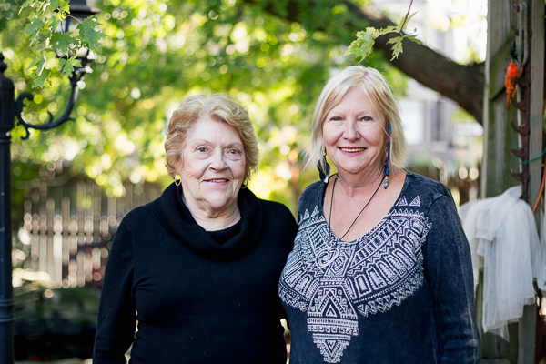 Nancy McNiven-Glenn (left) and Carole Baker