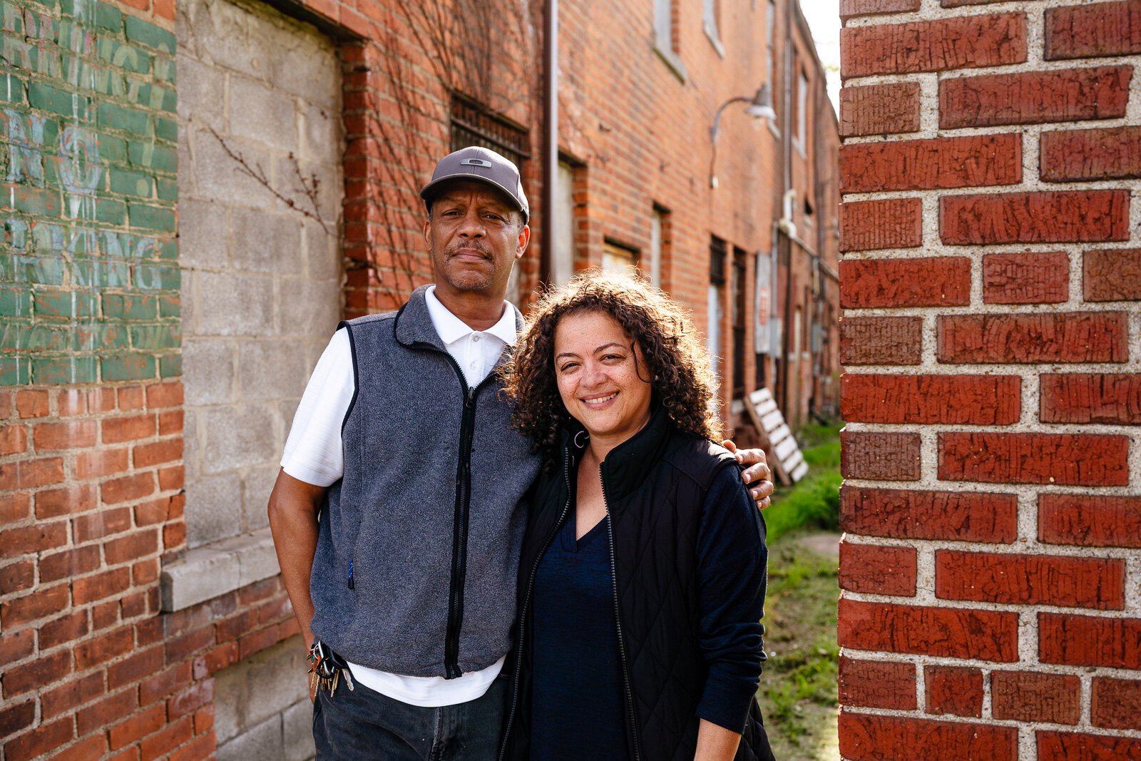 Stephen Merriweather (left) and Sharnita Johnson . Photo by Nick hagen.