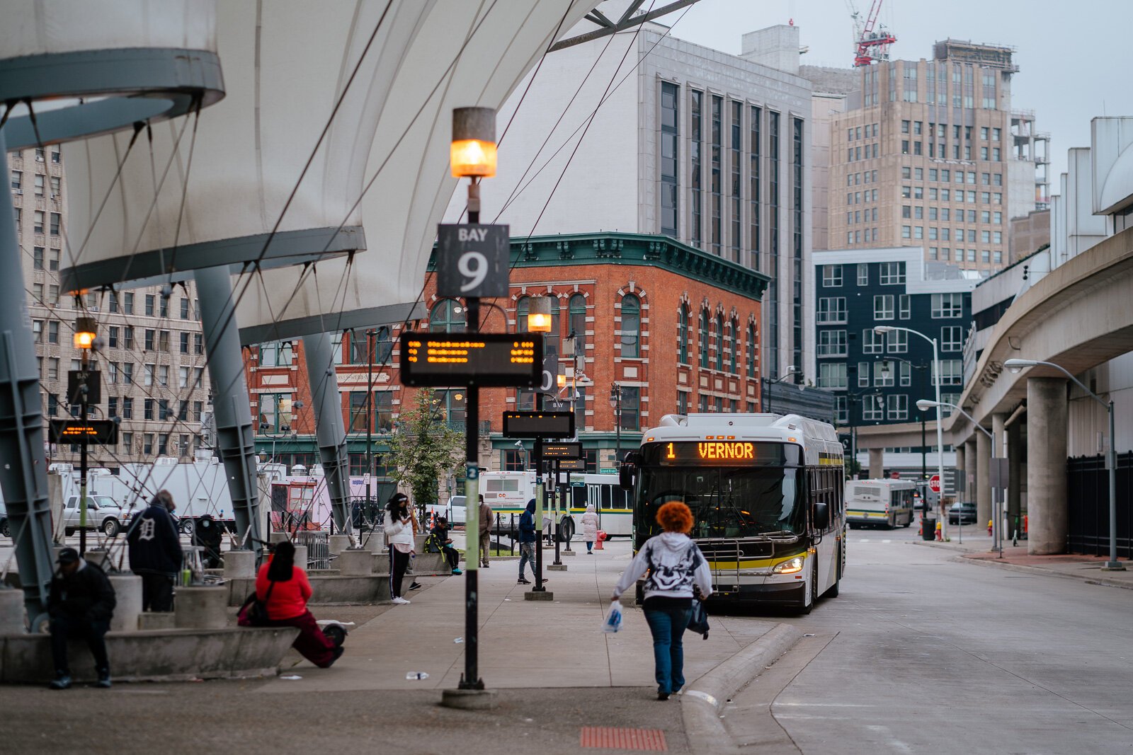 Rosa Parks Transit Station. Photo by Nick Hagen