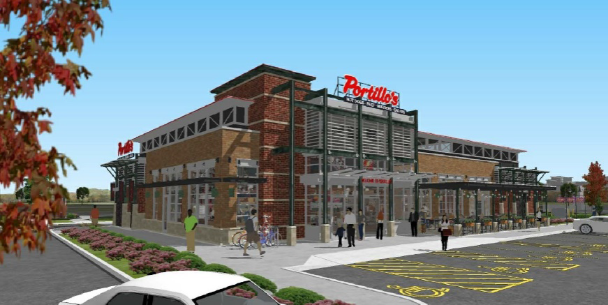 Portillo's, Sterling Heights, Artists rendition