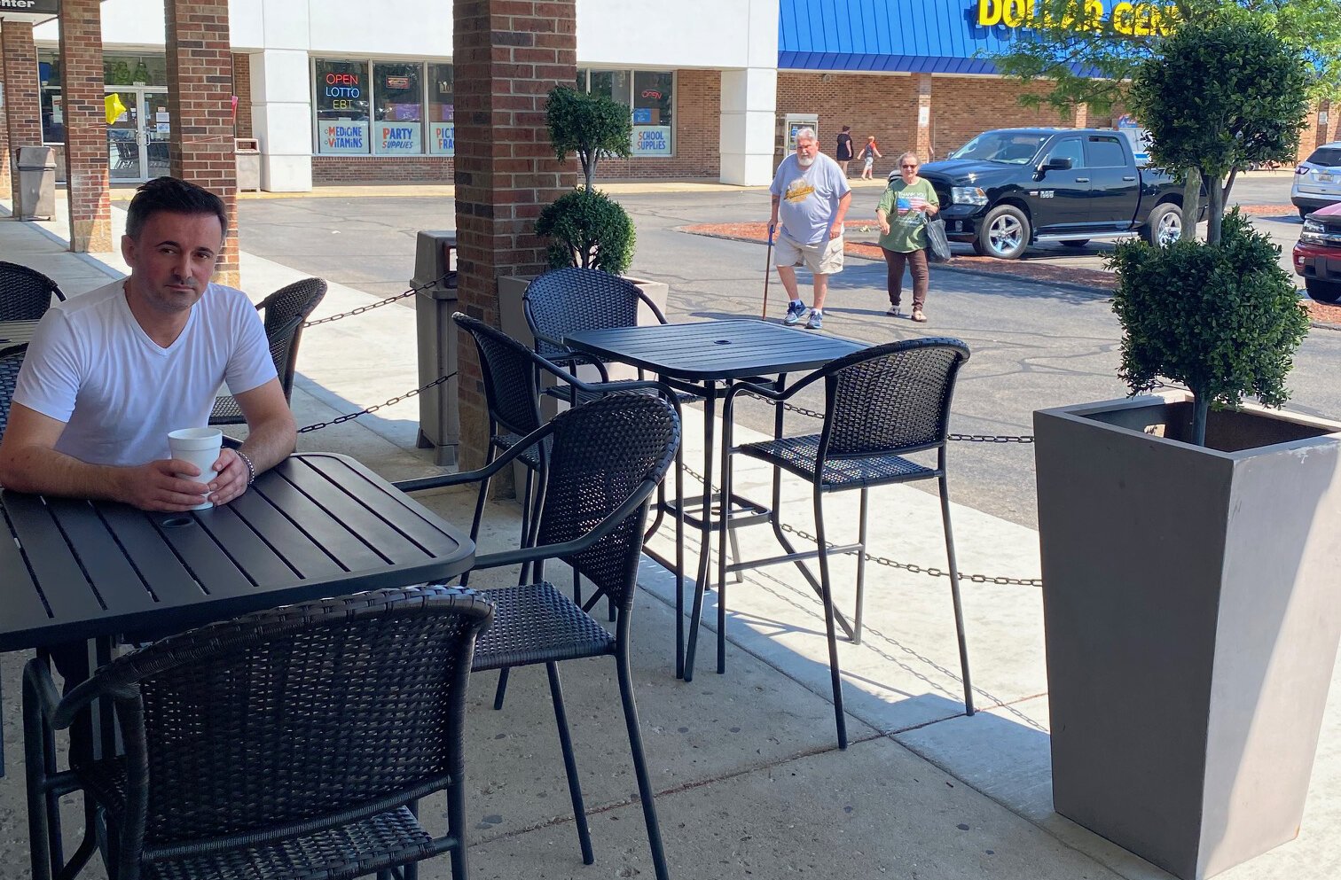 Pashko Ujkaj is expanding seating at his Coney Island restaurant as businesses in Sterling Heights reopen.