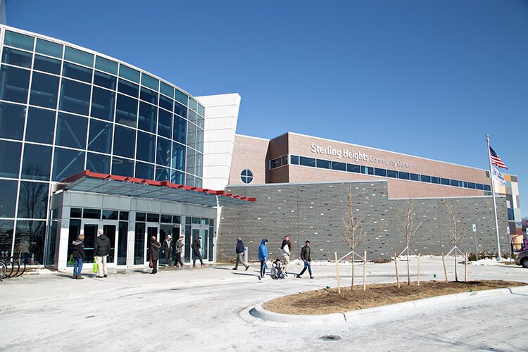 Sterling Heights' new community center opened in January 2020.