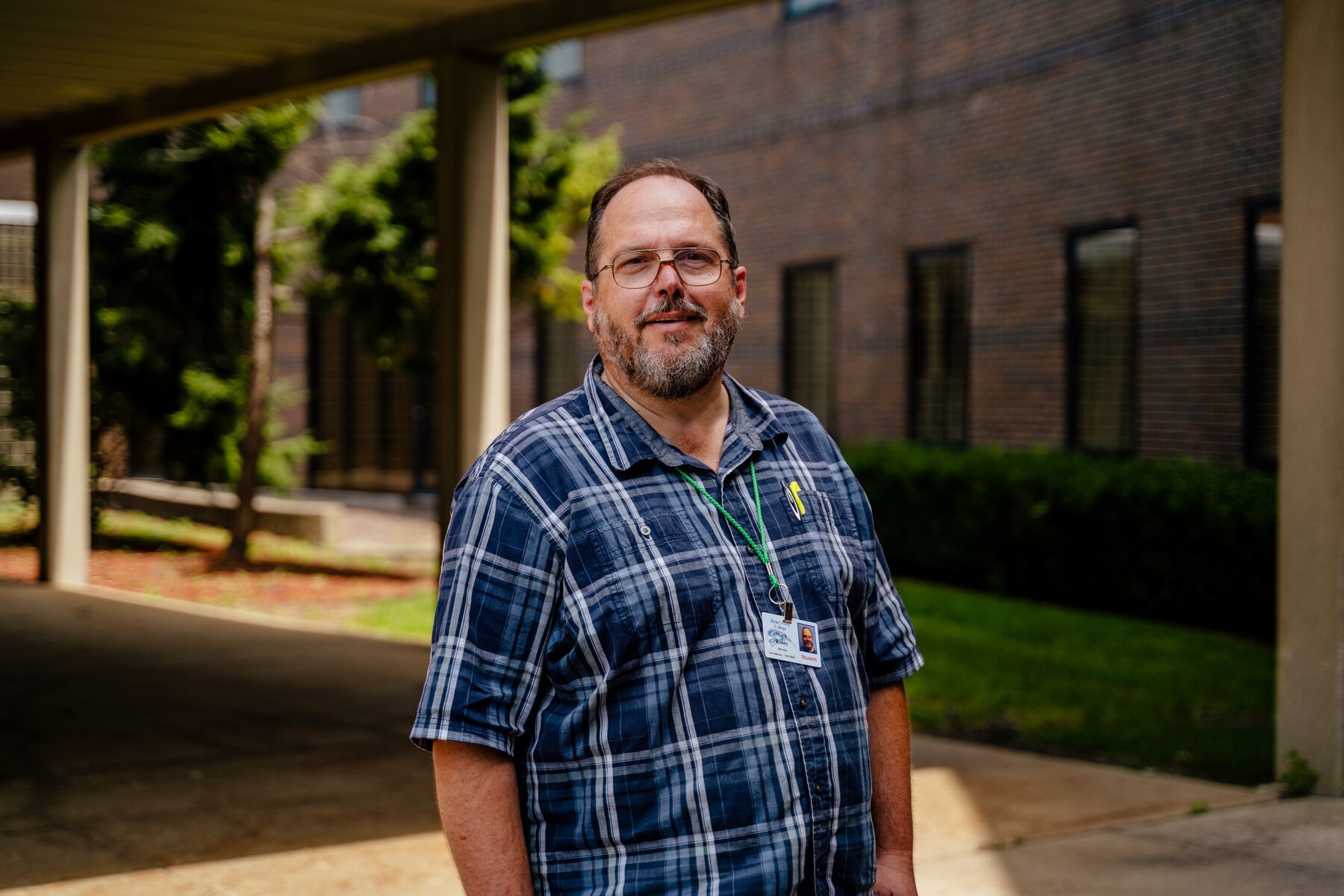 Mark Robey plans to graduate from Henry Ford College in 2022 through the Future for Frontliners initiative.