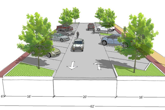 Proposed plans for Mission Street in Mt. Pleasant.