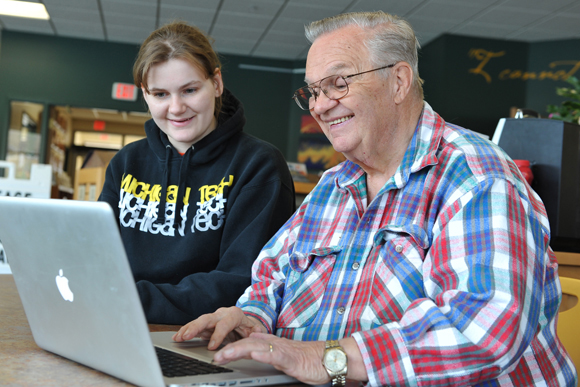 MTU STUDENTS HELPING THE ELDERLY THROUGH BREAKING DIGITAL BARRIERS PROJECT