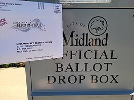 Absentee ballots must be submitted by 8pm, Tuesday, November 8.