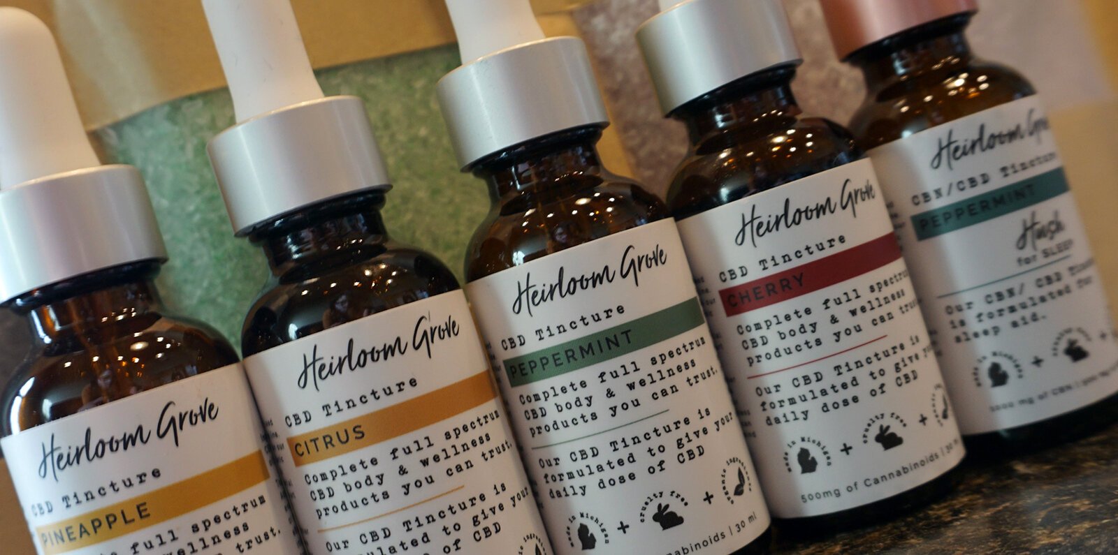 Craft Hemp Company sells a range of hemp products, including custom tinctures. Their hemp is sourced locally in Shepherd.