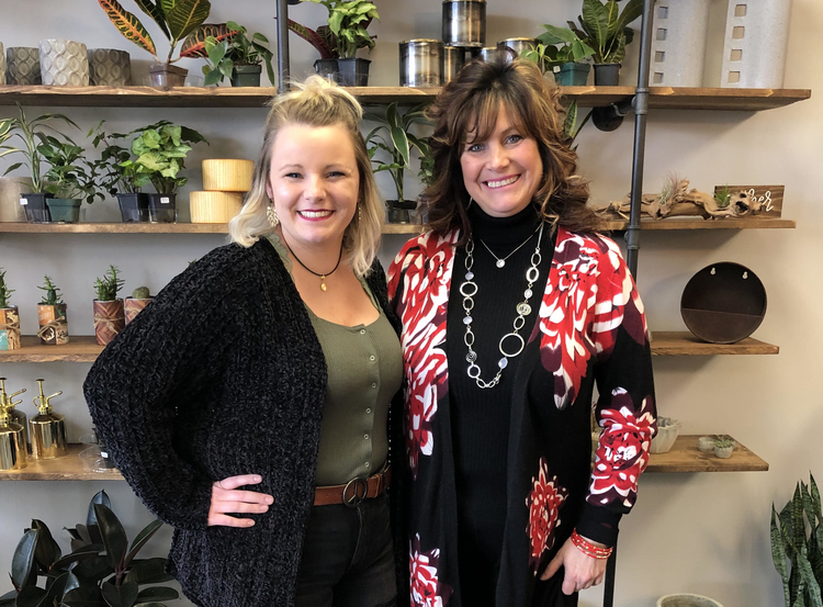 Kayla Moberly and Annmarie Thornton, co-owners of Botanica Modern Market