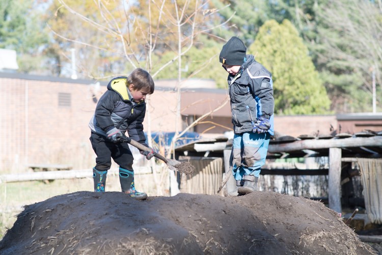 Children playing at the Chippewa Nature Center