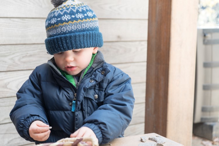 Jameson Owens attends preschool at Chippewa Nature Center