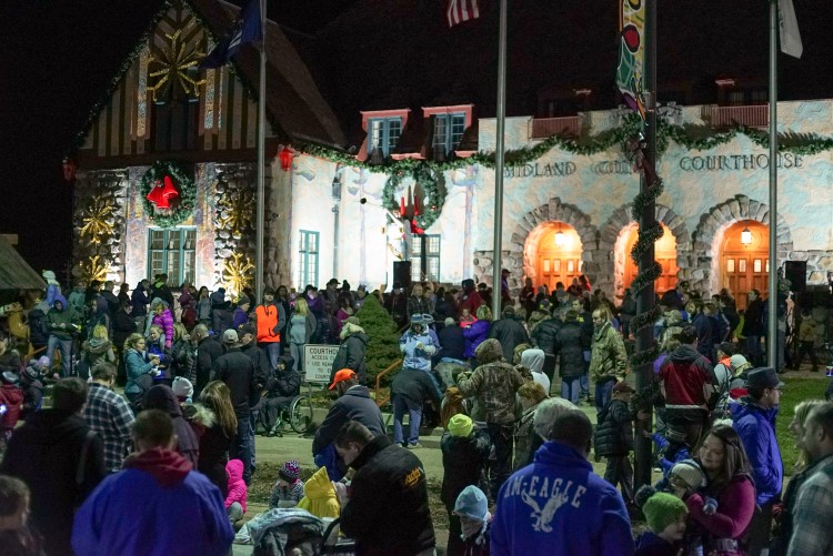 Courthouse lighting ceremony 