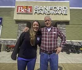 Christine Duhaime & Denny Sian of Sanford Hardware
