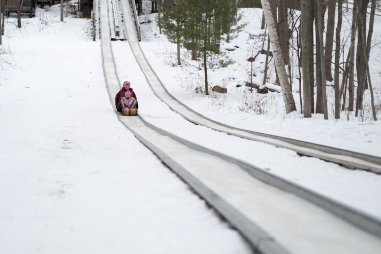 The toboggan run at City Forest