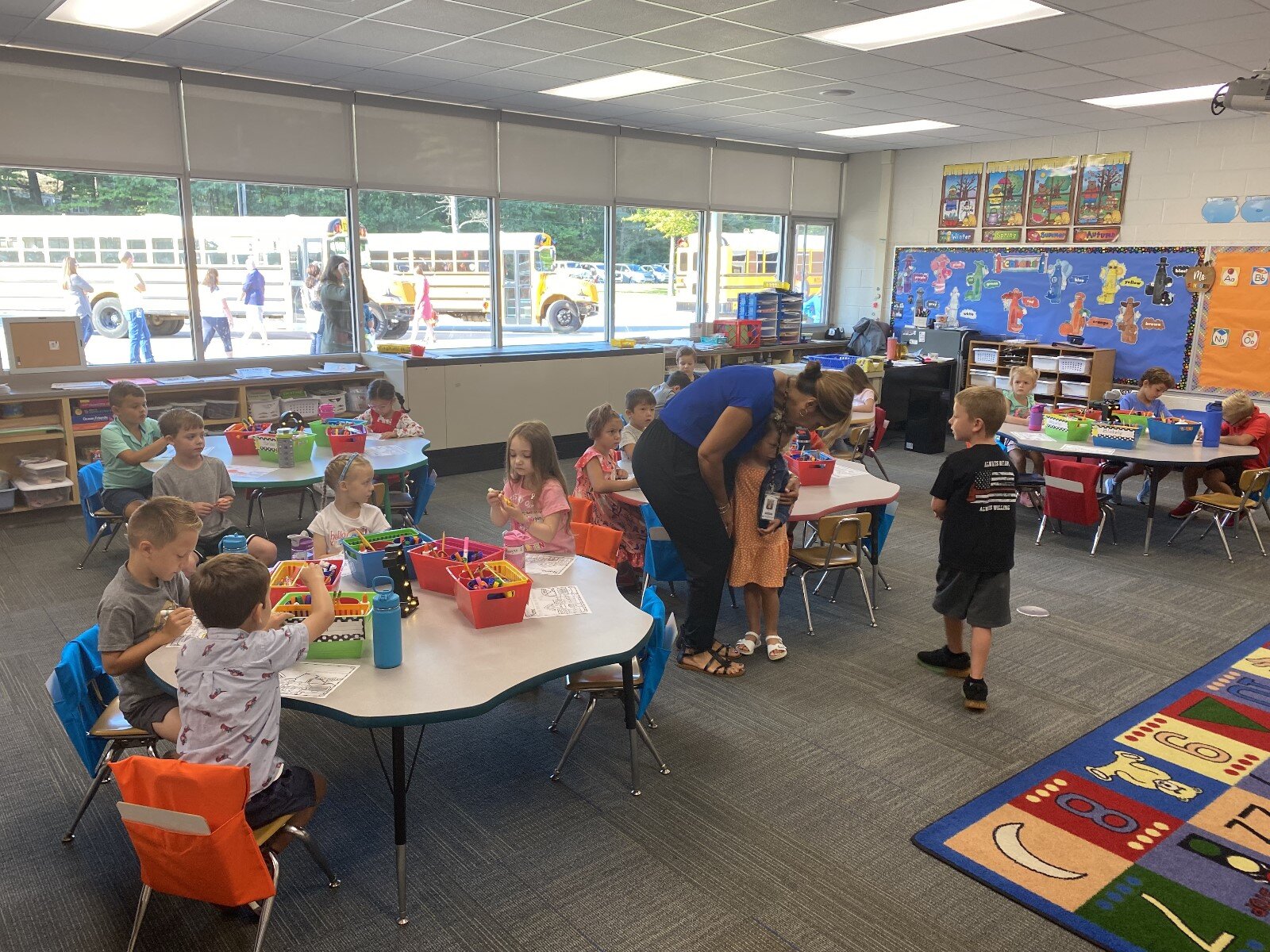 Elementary classroom in the Midland Public Schools